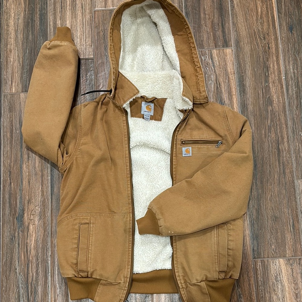 Carhartt Men's Brown Hooded Jacket